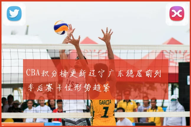 CBA积分榜更新辽宁广东稳居前列 季后赛卡位形势趋紧